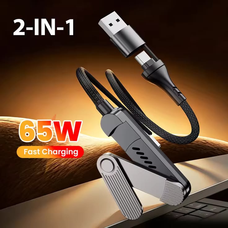 240W Fast Charging Cable with Foldable Phone Stand – Charge & Watch Hands-Free ⚡📱