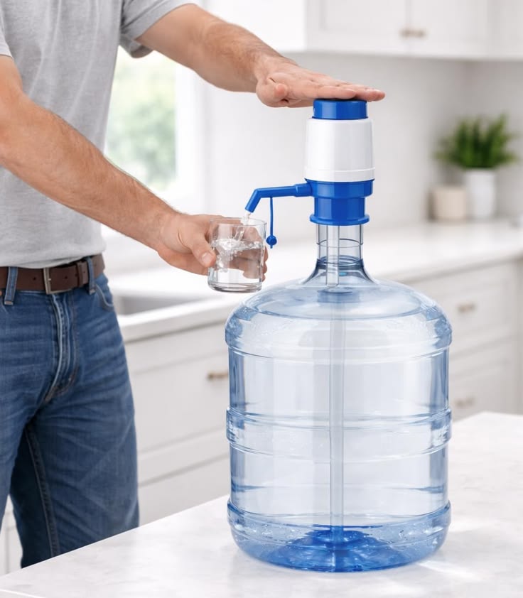 💧 Manual Water Dispenser Pump | Portable Hand Press Drinking Water Pump for Gallon Bottles 🥤✨