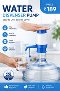 💧 Manual Water Dispenser Pump | Portable Hand Press Drinking Water Pump for Gallon Bottles 🥤✨